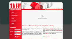 Desktop Screenshot of ampropertymanagement.co.uk